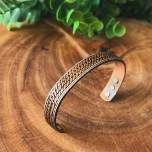 Bracelete de Cobre Trançado