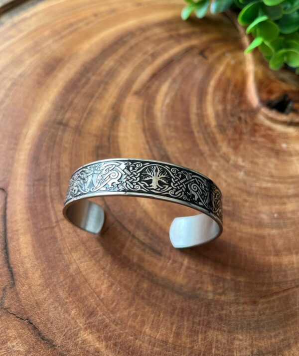 Bracelete Largo Aço Inox