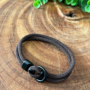 Pulseira de Corda Marrom