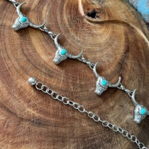 Cinto de Metal Long Horn