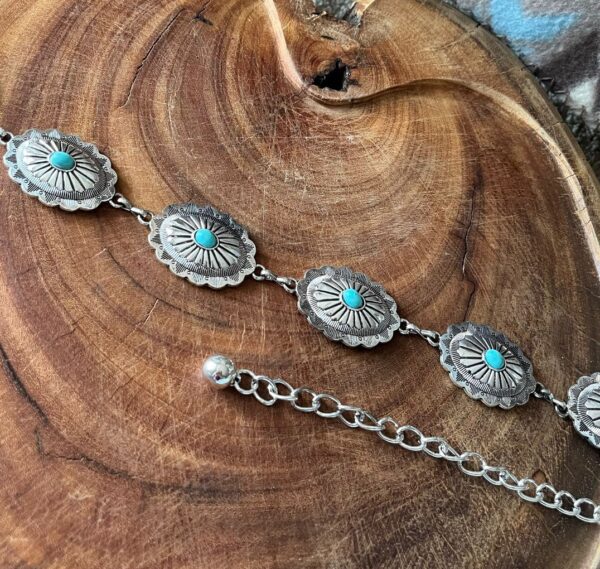Cinto de Metal Turquoise