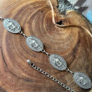 Cinto de Metal Cavalos