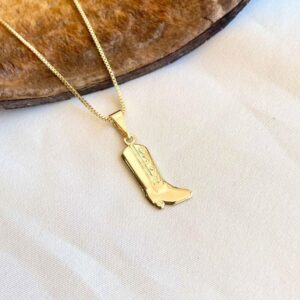 Colar Botinha (Banho de Ouro 18K)