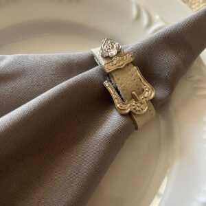 Kit Porta Guardanapo Cintinho (Off-White)