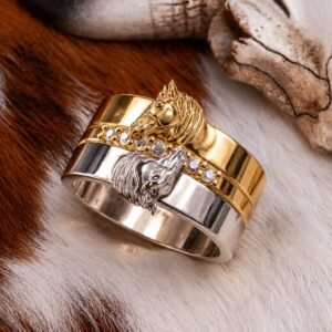Conjunto Anéis Horse + Aparador